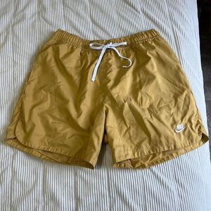 Nike Men's Yellow Shorts/ Swim Trunks